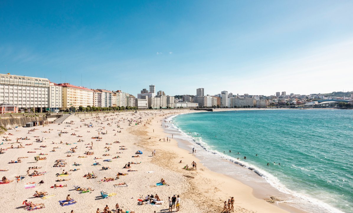 Playas A Coruña - Playa Orzán y Playa Riazor